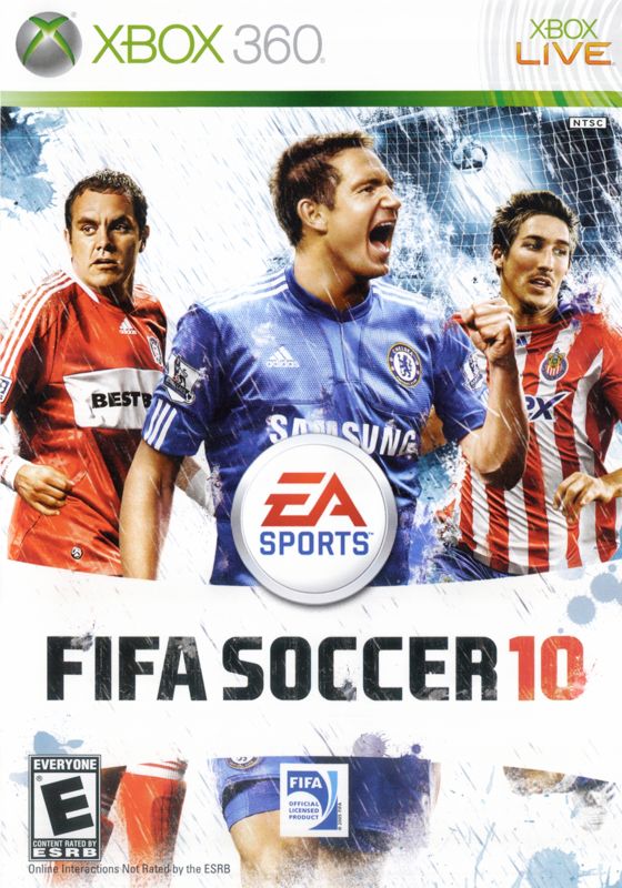 FIFA Soccer 10 box art for Xbox 360